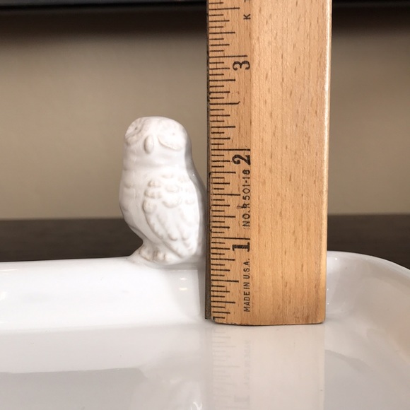 Threshold Stoneware Owl Tray / Serving Platter - Picture 12 of 12